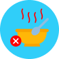 No introduzcas alimentos calientes en la refrigeradora